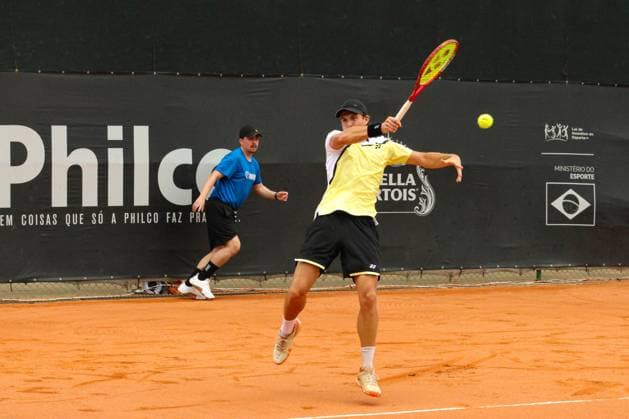 RECORD DATE NOT STATED fernandez (bra) contra midon (arg) pelo ATP, Tennis Herren challenger curitiba Curitiba (PR) 09 30 2026 - ATP Challenger Curitiba Fernandez Midon - Tennis player Lautaro Midon (ARG) against Bruno Fernandez (BRA) for the ATP Challenger Curitiba tournament, at the Graciosa Country Club on the afternoon of Wednesday, September 30, 2026.(Foto: Edson De Souza Thenews2 imago images) SPO  Copyright: xEdsonxDexSouzax
