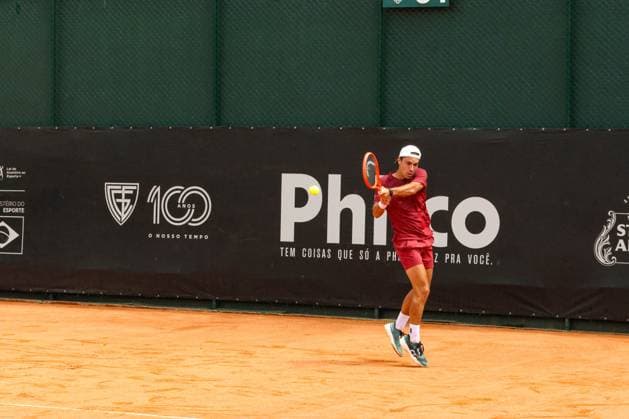 RECORD DATE NOT STATED Ribeiro (Brazil) vs. Sakamoto (Brazil) at the ATP, Tennis Herren Challenger Curitiba Curitiba (PR), 09 30 2026 - ATP Challenger Curitiba Ribeiro Sakamoto - Tennis player Eduardo Ribeiro against Pedro Sakamoto (BRA) for the ATP Challenger Curitiba tournament, at the Graciosa Country Club on the morning of Wednesday, September 30, 2026.(Foto: Edson De Souza Thenews2 imago images) SPO  Copyright: xEdsonxDexSouzax
