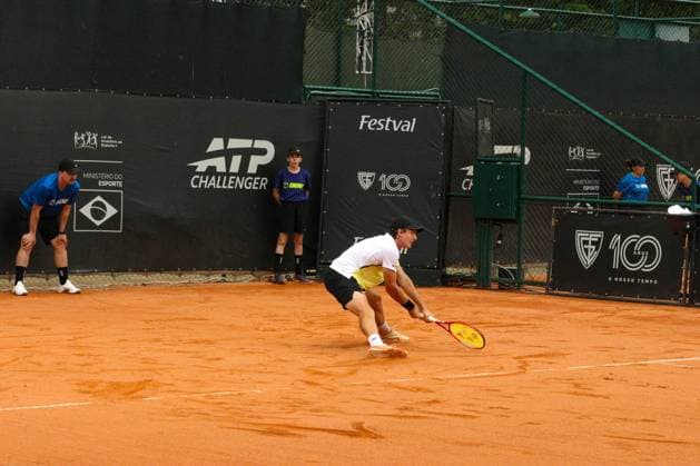 RECORD DATE NOT STATED fernandez (bra) contra midon (arg) pelo ATP, Tennis Herren challenger curitiba Curitiba (PR) 09 30 2026 - ATP Challenger Curitiba Fernandez Midon - Tennis player Lautaro Midon (ARG) against Bruno Fernandez (BRA) for the ATP Challenger Curitiba tournament, at the Graciosa Country Club on the afternoon of Wednesday, September 30, 2026.(Foto: Edson De Souza Thenews2 imago images) SPO  Copyright: xEdsonxDexSouzax