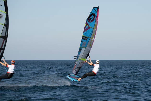 PWA Citroën World Windsurfing Tour Sylt 2026 Day 5 Slalom Foil Men Sylt Westerland, September 30, 2026 Scotty Stallman Slalom Foil Men, England, GBR 68 PWA Citroën World Windsurfing Tour Sylt 2026 Day 5 Slalom Foil Men on September 30, 2026, off Brandenburger Beach, motorboat on Sylt, Westerland, Germany Copyright: xBEAUTIFULxSPORTS AndreasxDickx