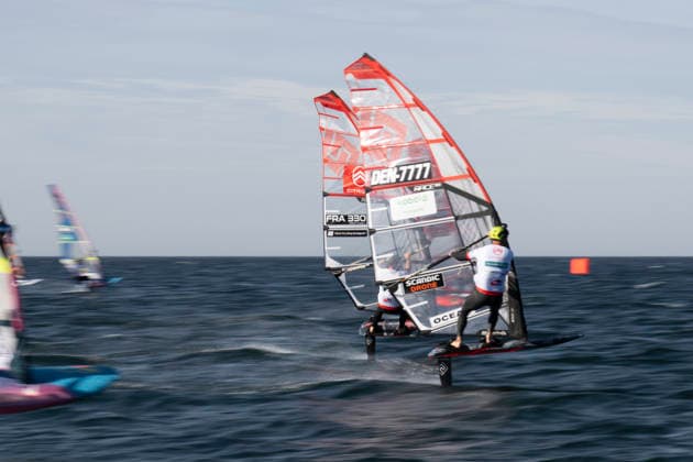 PWA Citroën World Windsurfing Tour Sylt 2026 Day 5 Slalom Foil Men Sylt Westerland, September 30, 2026 Noah Vinther Slalom Foil Men, Denmark, DEN 7777 PWA Citroën World Windsurfing Tour Sylt 2026 Day 5 Slalom Foil Men on September 30, 2026, off Brandenburger Beach, motorboat on Sylt, Westerland, Germany Copyright: xBEAUTIFULxSPORTS AndreasxDickx