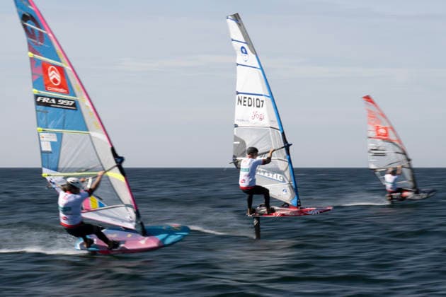 PWA Citroën World Windsurfing Tour Sylt 2026 Day 5 Slalom Foil Men Sylt Westerland, September 30, 2026 Thijs Hanemaaijer Slalom Foil Men, Netherlands, NED 107 PWA Citroën World Windsurfing Tour Sylt 2026 Day 5 Slalom Foil Men on September 30, 2026, off Brandenburger Beach, motorboat on Sylt, Westerland, Germany Copyright: xBEAUTIFULxSPORTS AndreasxDickx