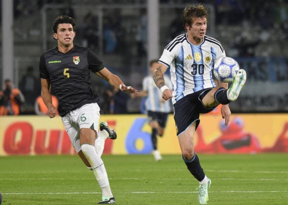 RIGHT NOW: Argentina vs. Bolivia Photo by FOTOBAIRES Special Friendly Match from Córdoba Copyright: xJuanxJosexGarciaxJuanxJosexGarciax