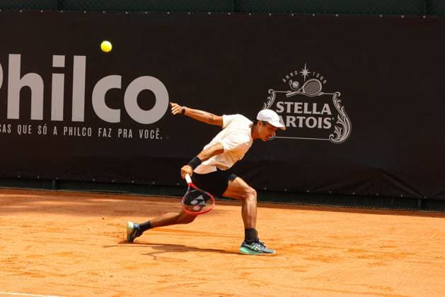 RECORD DATE NOT STATED Ribeiro (Brazil) vs. Sakamoto (Brazil) at the ATP, Tennis Herren Challenger Curitiba Curitiba (PR), 09 30 2026 - ATP Challenger Curitiba Ribeiro Sakamoto - Tennis player Pedro Sakamoto (BRA) against Eduardo Ribeiro for the ATP Challenger Curitiba tournament, at the Graciosa Country Club on the morning of Wednesday, September 30, 2026.(Foto: Edson De Souza Thenews2 imago images) SPO  Copyright: xEdsonxDexSouzax