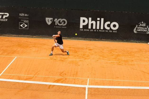 RECORD DATE NOT STATED Heredia (Colombia) vs. Schiessl (Brazil) at the ATP, Tennis Herren Challenger Curitiba Curitiba (PR) 09 30 2026 - ATP Challenger Curitiba Heredia Schiessl - Tennis player Joao Eduardo Schiessl (BRA) against Samuel Heredia (COL) for the ATP Challenger tournament in Curitiba, at the Graciosa Country Club on the afternoon of Wednesday, September 30, 2026.(Foto: Edson De Souza Thenews2 imago images) SPO  Copyright: xEdsonxDexSouzax