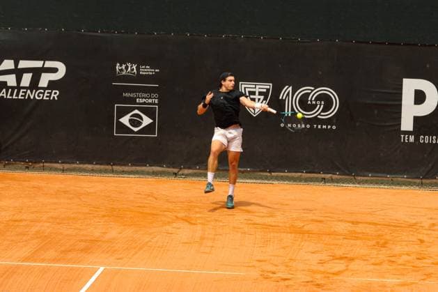 RECORD DATE NOT STATED Heredia (Colombia) vs. Schiessl (Brazil) at the ATP, Tennis Herren Challenger Curitiba Curitiba (PR) 09 30 2026 - ATP Challenger Curitiba Heredia Schiessl - Tennis player Joao Eduardo Schiessl (BRA) against Samuel Heredia (COL) for the ATP Challenger tournament in Curitiba, at the Graciosa Country Club on the afternoon of Wednesday, September 30, 2026.(Foto: Edson De Souza Thenews2 imago images) SPO  Copyright: xEdsonxDexSouzax