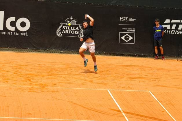 RECORD DATE NOT STATED Heredia (Colombia) vs. Schiessl (Brazil) at the ATP, Tennis Herren Challenger Curitiba Curitiba (PR) 09 30 2026 - ATP Challenger Curitiba Heredia Schiessl - Tennis player Joao Eduardo Schiessl (BRA) against Samuel Heredia (COL) for the ATP Challenger tournament in Curitiba, at the Graciosa Country Club on the afternoon of Wednesday, September 30, 2026.(Foto: Edson De Souza Thenews2 imago images) SPO  Copyright: xEdsonxDexSouzax