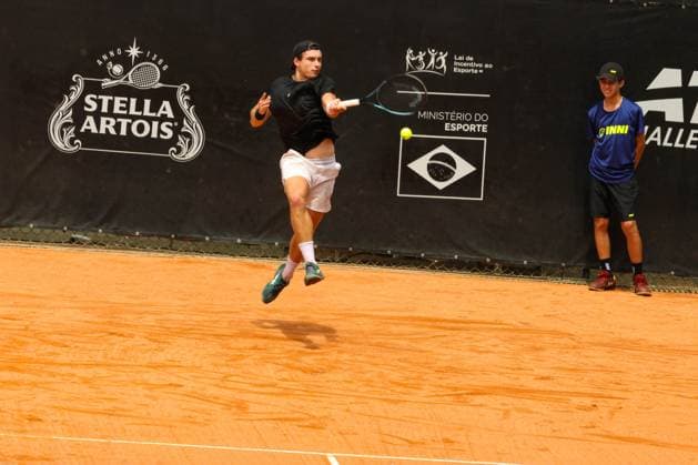 RECORD DATE NOT STATED Heredia (Colombia) vs. Schiessl (Brazil) at the ATP, Tennis Herren Challenger Curitiba Curitiba (PR) 09 30 2026 - ATP Challenger Curitiba Heredia Schiessl - Tennis player Joao Eduardo Schiessl (BRA) against Samuel Heredia (COL) for the ATP Challenger tournament in Curitiba, at the Graciosa Country Club on the afternoon of Wednesday, September 30, 2026.(Foto: Edson De Souza Thenews2 imago images) SPO  Copyright: xEdsonxDexSouzax