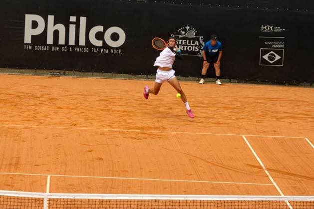 RECORD DATE NOT STATED Heredia (Colombia) vs. Schiessl (Brazil) at the ATP, Tennis Herren Challenger Curitiba Curitiba (PR) 09 30 2026 - ATP Challenger Curitiba Heredia Schiessl - Tennis player Samuel Heredia (COL) against Joao Eduardo Schiessl (BRA) for the ATP Challenger tournament in Curitiba; at the Graciosa Country Club on the afternoon of Wednesday, September 30, 2026.(Foto: Edson De Souza Thenews2 imago images) SPO  Copyright: xEdsonxDexSouzax