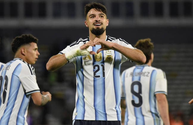 LOPEZ Argentina vs. Bolivia Photo by FOTOBAIRES Special Friendly Match from Córdoba Copyright: xJuanxJosexGarciaxJuanxJosexGarciax