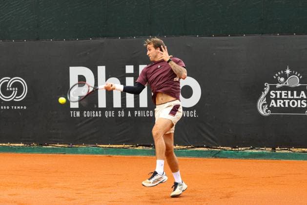 RECORD DATE NOT STATED Heide (bra) vs Meligeni Alves (bra) for the ATP, Tennis Herren Challenger Curitiba Curitiba (PR), 09 30 2026 - ATP Challenger Curitiba Heide Milegeni Alves - Tennis player Felipe Milegeni Alves (BRA) against Gustavo Heide (BRA) for the ATP Challenger Curitiba tournament, at the Graciosa Country Club on the afternoon of Wednesday, September 30, 2026.(Foto: Edson De Souza Thenews2 imago images) SPO  Copyright: xEdsonxDexSouzax