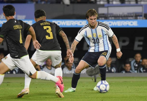 MASTANTUONO Argentina vs. Bolivia Photo by FOTOBAIRES Special Friendly Match from Córdoba Copyright: xJuanxJosexGarciaxJuanxJosexGarciax