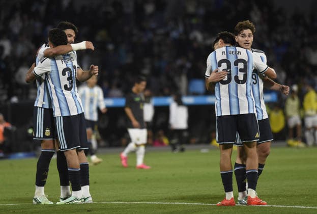 Argentina vs. Bolivia Photo by FOTOBAIRES: Special Friendly Match from Córdoba Copyright: xJuanxJosexGarciaxJuanxJosexGarciax