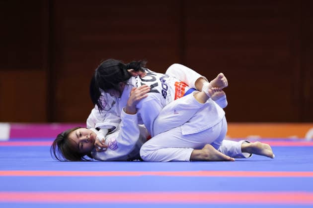 Miyu Suzuki (THA), OCTOBER 1, 2026 - Ju-Jitsu : Women s -48kg elimination round of 32 at Aichi Prefectural Martial Arts Hall during the Asian Games Aichi-Nagoya 2026 in Aichi, Japan.  aflo_352328282 NaokixMoritax
