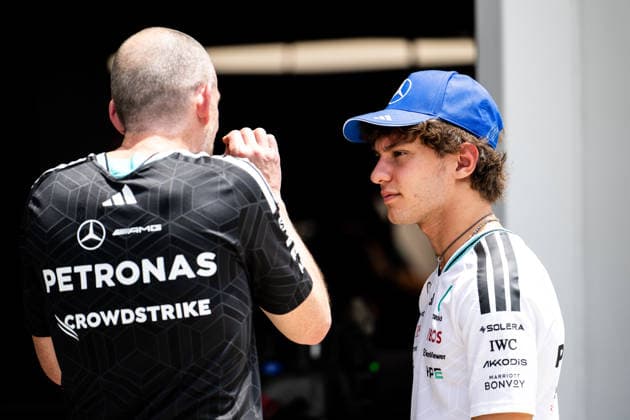 F1 - BAHRAIN GRAND PRIX IN MALAYSIA 2026 KIMI ANTONELLI Andrea (ita), Mercedes AMG F1 Team W17, portrait during the 2026 Formula 1 Bahrain Grand Prix in Malaysia, 16th round of the 2026 Formula One World Championship, WM, Weltmeisterschaft from October 2 to 4, 2026 on the Sepang International Circuit, in Sepang, Malaysia - SepangMalaysia  Copyright: xALBERTOxVIMERCATIx