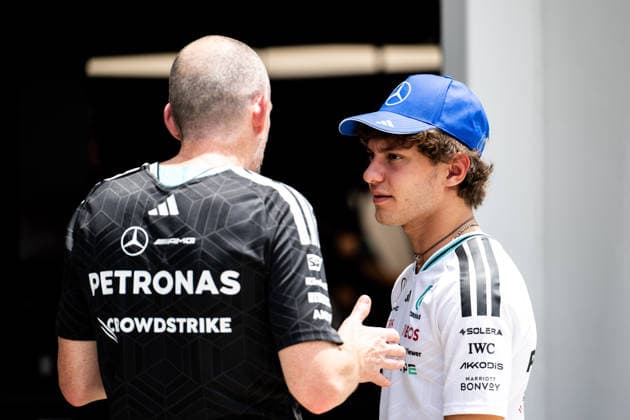 F1 - BAHRAIN GRAND PRIX IN MALAYSIA 2026 KIMI ANTONELLI Andrea (ita), Mercedes AMG F1 Team W17, portrait during the 2026 Formula 1 Bahrain Grand Prix in Malaysia, 16th round of the 2026 Formula One World Championship, WM, Weltmeisterschaft from October 2 to 4, 2026 on the Sepang International Circuit, in Sepang, Malaysia - SepangMalaysia  Copyright: xALBERTOxVIMERCATIx