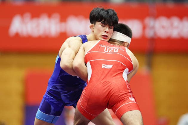 Kyotaro Sogabe (JPN), SEPTEMBER 30, 2026 - Wrestling : Men s Greco-Roman 67kg Final at Nagoya City Inae Sports Center during the Asian Games Aichi-Nagoya 2026 in Aichi, Japan. Noxthirdxpartyxsales  aflo_352156058 KenichiroxOganex