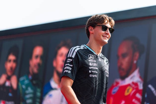 Formula 1 Gulf Air Bahrain Grand Prix in Malaysia 2026 Levi Erb OVERTAKE MAXPPP - Sepang 01 10 2026 63 RUSSELL George (gbr), Mercedes-AMG PETRONAS Formula One Team, portrait at the Formula 1 Gulf Air Bahrain Grand Prix 2026 in Malaysia, the 15th round of the 2026 FIA Formula 1 World Championship, WM, Weltmeisterschaft at the Sepang International circuit, from 1 to 4 October 2026 Sepang Sepang International Circuit Malaysia  Copyright: xOVERTAKE MAXPPPxLevixErbx OVT202610016747 OVT202610016747