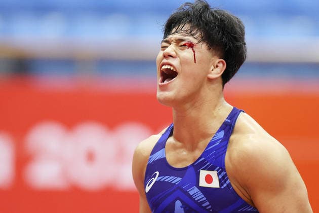 Taizou Yoshida (JPN), SEPTEMBER 30, 2026 - Wrestling : Men s Greco-Roman 87kg Final at Nagoya City Inae Sports Center during the Asian Games Aichi-Nagoya 2026 in Aichi, Japan. Noxthirdxpartyxsales  aflo_352156080 KenichiroxOganex