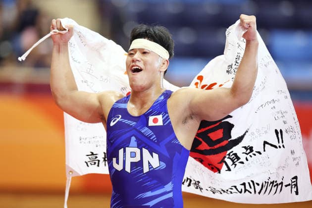 Taizou Yoshida (JPN), SEPTEMBER 30, 2026 - Wrestling : Men s Greco-Roman 87kg Final at Nagoya City Inae Sports Center during the Asian Games Aichi-Nagoya 2026 in Aichi, Japan. Noxthirdxpartyxsales  aflo_352156093 KenichiroxOganex