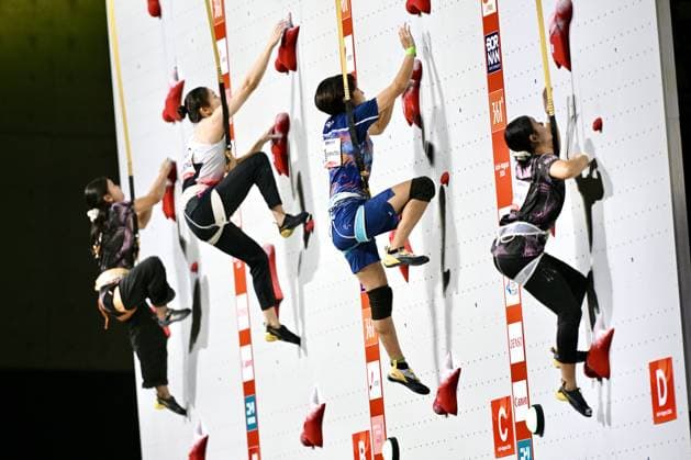 Ren Koyamatsu (JPN), SEPTEMBER 30, 2026 - Sports Climbing : Women s Speed 4 Quarter-Final at Nagoya International Exhibition Hall (Portmesse Nagoya) during the Asian Games Aichi-Nagoya 2026 in Aichi, Japan. Noxthirdxpartyxsales  aflo_352147042 KenjiroxMatsuox