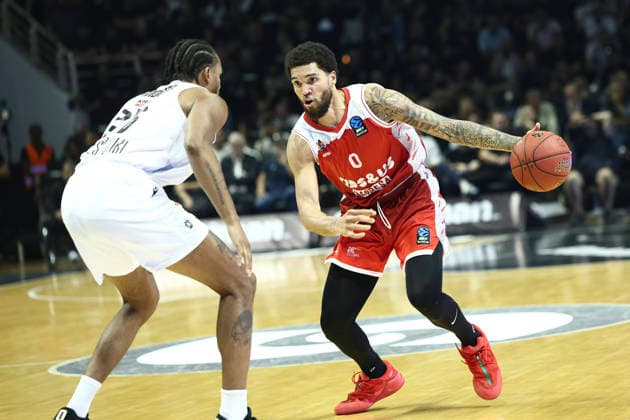 PAOK v Manresa - EuroCup Manresa player Timmy Allen in action during the PAOK vs. Manresa match, the opening game of EuroCup Group D, at the PAOK indoor arena in Thessaloniki, on September 30, 2026. Thessaloniki Greece  Copyright: xAchilleasxChirasx originalFilename:chiras-notitle260930_npDfA.jpg