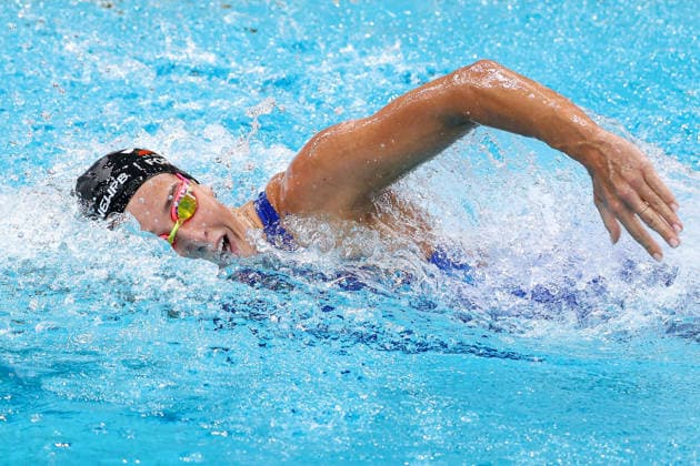 October 1, 2026, Sydney, Nsw, Australia: JENNA FORRESTER competes in the WomenÃ¢â‚¬â ¢s 200m individual medley heats during the 2026 Australian Short Course Championships. Sydney Australia - ZUMAt173 20261001_zsp_t173_008 Copyright: xStephanexThomasx