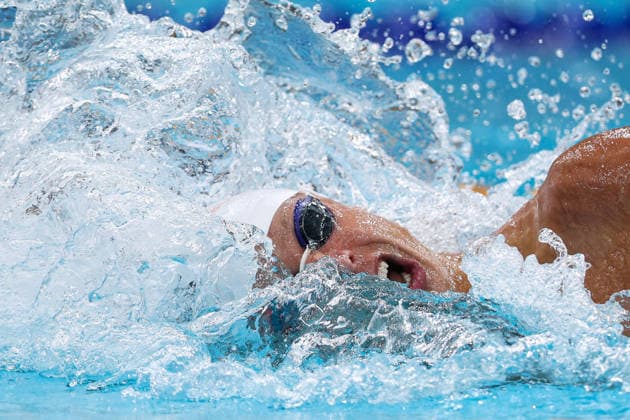 October 1, 2026, Sydney, Nsw, Australia: MATTHEW SATES of South Africa competes in the MenÃ¢â‚¬â ¢s 200m individual medley heats during the 2026 Australian Short Course Championships. Swimming 2026: Australian Short Course Championships  - ZUMAt173 20261001_zsp_t173_004 Copyright: xStephanexThomasx
