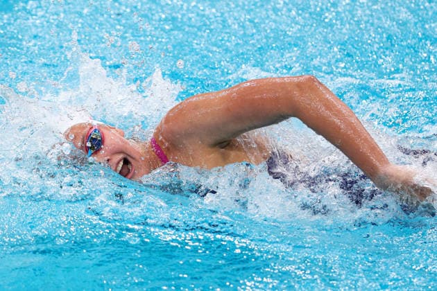 October 1, 2026, Sydney, Nsw, Australia: DELTA CROSS competes in the WomenÃ¢â‚¬â ¢s 400m free heats during the 2026 Australian Short Course Championships. Swimming 2026: Australian Short Course Championships  - ZUMAt173 20261001_zsp_t173_018 Copyright: xStephanexThomasx