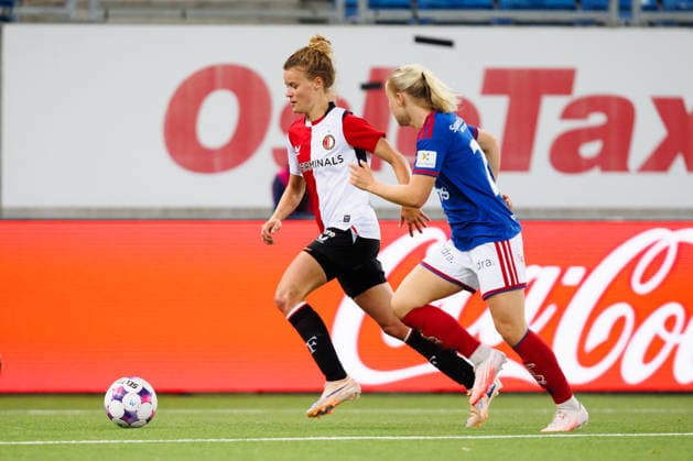 Vaalerenga v Feyenoord, UEFA Women™s Europa Cup, Oslo, Norway Oslo, Norway. 30th, September 2026. Esmee de Graaf of Feyenoord seen during the UEFA Women™s Europa Cup match between Vaalerenga and Feyenoord at Intility Arena in Oslo. Norway, Oslo, Intility Arena  Copyright: xGonzalesxPhoto KetilxMartinsenx