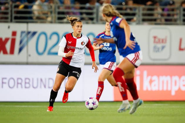Vaalerenga v Feyenoord, UEFA Women™s Europa Cup, Oslo, Norway Oslo, Norway. 30th, September 2026. Sterre Kroezen of Feyenoord seen during the UEFA Women™s Europa Cup match between Vaalerenga and Feyenoord at Intility Arena in Oslo. Norway, Oslo, Intility Arena  Copyright: xGonzalesxPhoto KetilxMartinsenx