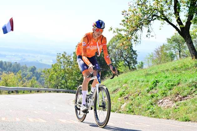 UEC 2026 Road European Championship, EM, Europameisterschaft Ljubljana 01 10 2026 LJUBLJANA, SLOVENIA - OCTOBER 01 : rider of Netherlands during a training ride prior to the 2026 UEC Road European Championship on October 1, 2026 in Ljubljana, Slovenia, 01 10 2026 Ljubljana Slovenia  Copyright: xJanxDexMeuleneirx
