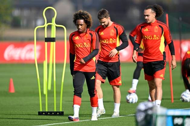 Belgium v Turkey - UEFA Nations League 2026 Media Activities 01 10 2026 TUBIZE, BELGIUM - OCTOBER 01 : Fofana Malick forward of Belgium pictured during a training session ahead of the UEFA Nations League tournament league phase matchday 3 group A1 match between Belgium and Turkey on October 1, 2026 in Tubize, Belgium, 01 10 2026 Tubize Belgium  Copyright: xNicoxVereeckenx
