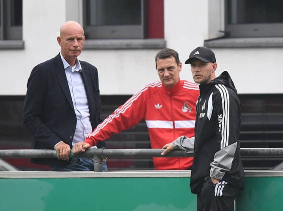 October 1, 2026, xophax, Soccer, Bundesliga 1, 1. FC Köln Training During the International Break: President Jörn Stobbe, Ulf Sobek, Coach Rene Wagner—all from 1. FC Köln
