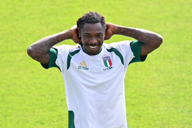 foto IPP lisa guglielmi Coverciano - Firenze 01-10-2026 Raduno della Nazionale di Calcio dell Italia nella foto Moise Kean (Italia) italy photo press world copyright italy ITALY  Copyright: xR4924_italyphotopressx