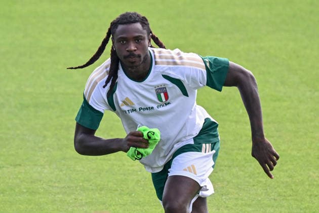 foto IPP lisa guglielmi Coverciano - Firenze 01-10-2026 Raduno della Nazionale di Calcio dell Italia nella foto Moise Kean (Italia) italy photo press world copyright italy ITALY  Copyright: xR4924_italyphotopressx
