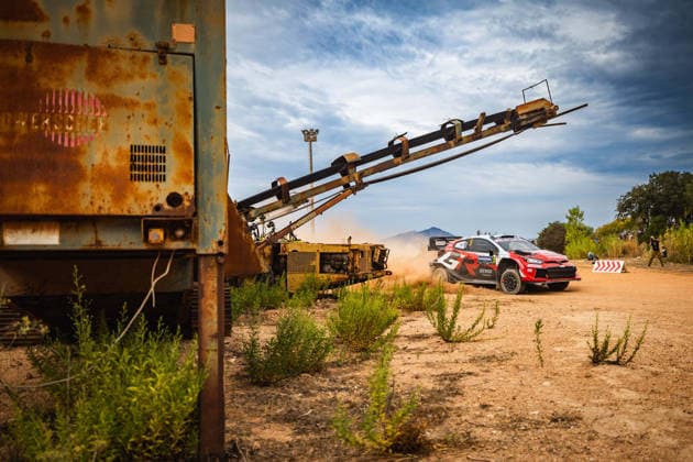 AUTO - WRC, Motorsport Rallye, WM - RALLY ITALIA SARDEGNA 2026 05 Sami PAJARI, Marko SALMINEN, TOYOTA GR Yaris Rally1, action during the 2026 Rally Italia Sardegna, 13th round of the 2026 WRC World Rally Car Championship, from October 1 to 4, 2026 at Alghero, Italy - AlgheroItaly  Copyright: xNikosxKatikisx
