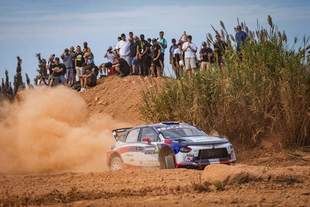 AUTO - WRC, Motorsport Rallye, WM - RALLY ITALIA SARDEGNA 2026 38 Conner MARTELL, Alessandro GELSOMINO, LANCIA Ypsilon HF, action during the 2026 Rally Italia Sardegna, 13th round of the 2026 WRC World Rally Car Championship, from October 1 to 4, 2026 at Alghero, Italy - AlgheroItaly  Copyright: xNikosxKatikisx