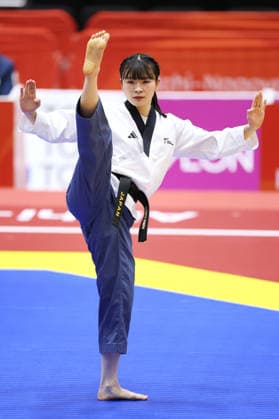 Yuiko Niwa (JPN), OCTOBER 1, 2026 - Taekwondo : Womens Individual Poomsae Semifinals Contest at Toyohashi Gymnasium during the Asian Games Aichi-Nagoya 2026 in Aichi, Japan. Noxthirdxpartyxsales  aflo_352317191 KenichiroxOganex