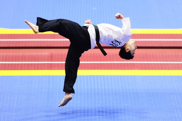YUN Kyusung (KOR), OCTOBER 1, 2026 - Taekwondo : Mens Individual Poomsae Semifinals Contest at Toyohashi Gymnasium during the Asian Games Aichi-Nagoya 2026 in Aichi, Japan.  aflo_352330438 KenichiroxOganex