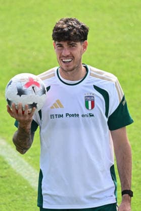SOCCER - UEFA Nations League - TEAM ITALY - TRAINING Photo by IPA ABACAPRESS.COM89177732 - Italian player Alessandro Bastoni during TEAM ITALY - TRAINING, a UEFA Nations League soccer match in Florence, Italy, on October 1, 2026 Florence Italy  Copyright: xIPAxSport ABACAx