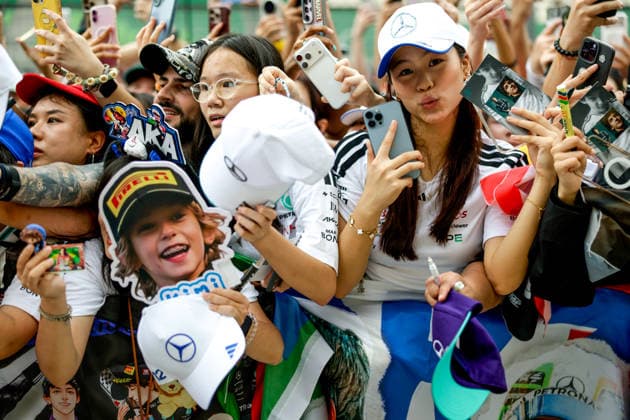 Fans at the 16th Bahrain F1 Grand Prix in 2026, the 16th Bahrain F1 Grand Prix in 2026, the 16th Bahrain F1 Grand Prix in 2026, the 16th Bahrain F1 Grand Prix in 2026 during the 2026 Formula 1 Bahrain Grand Prix in Malaysia, the 16th round of the 2026 Formula One World Championship, held October 2–4, 2026, at the Sepang International Circuit in Sepang, Malaysia. Photo by Jiri Krenek, Active Pictures Malaysia