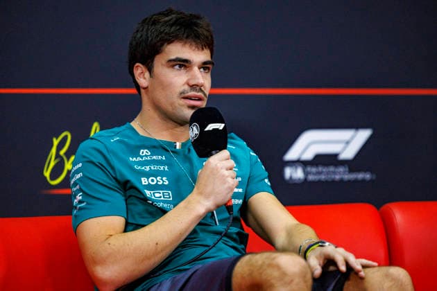 1st October 2026; Sepang IC, Kuala Lumpur, Malaysia; Formula 1, Bahrain Grand Prix, Arrival Day; Lance Stroll (18) of Canada and Aston Martin Aramco Formula One Team during the press conference, PK, Pressekonferenz at the Bahrain Grand Prix StephenxBlackberry