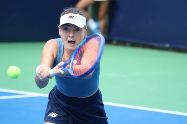 WTA, Tennis Damen 125 Adana Open Tennis Tournament ADANA, TURKIYE - OCTOBER 1: Jaeda Daniel (not seen) and Fiona Crawley of USA compete with Lara Salden (not seen) and Sloven Dalila Jakupovic (not seen) of Belgium in the quarterfinals of the WTA 125 Adana Open Tennis Tournament in Adana, Turkiye on October 1, 2026. Bekir Omer Fansa Anadolu Adana Turkey. Editorial use only. Please get in touch for any other usage.  Copyright: x2026xAnadoluxBekirxOmerxFansax