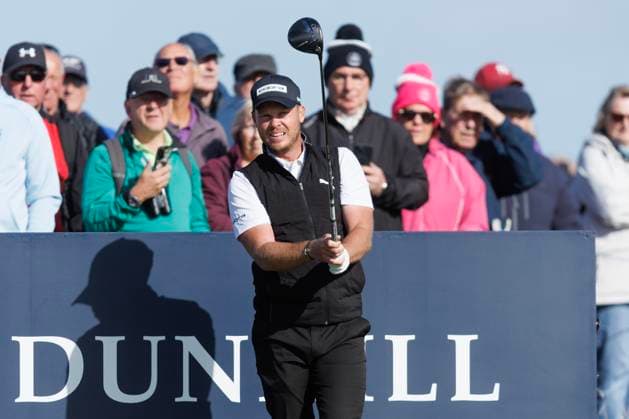 RECORD DATE NOT STATED 1st October 2026; Carnoustie Golf Links, Carnoustie, Angus, Scotland; DP World Tour Golf, Alfred Dunhill Links Championship, Day 1; Danny Willett of England on the tee on the fourth hole DavidxYoung