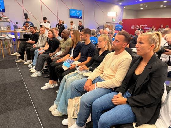 Winner of the Kicker and DFB Top Scorer for Everyone Award, Munich, October 1, 2026—Germany vs. Serbia, UEFA Nations League, Matchday 3, Allianz Arena