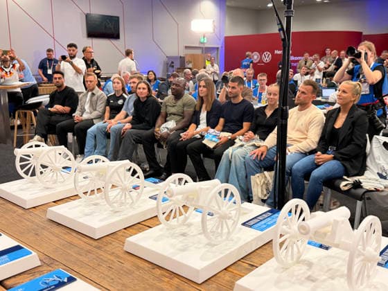 Winner of the Kicker and DFB Top Scorer for Everyone Award, Munich, October 1, 2026: Germany vs. Serbia, UEFA Nations League, Matchday 3, Allianz Arena