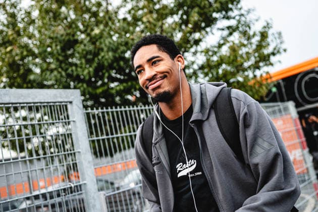 easycredit BBL Basketball Bundesliga 2026–2027 Make-up Game, Matchday 1: Science City Jena vs. RASTA Vechta on October 1, 2026; Armaan Franklin (Vechta), Portrait at Sparkassen Arena