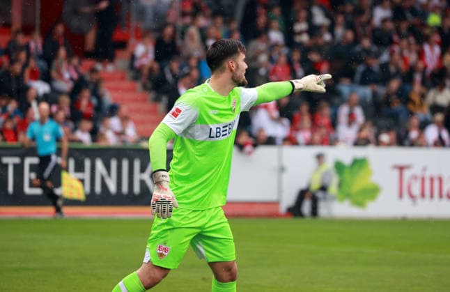 October 1, 2026 VfB Stuttgart vs. SpVgg Greuther Fürth Germany, Großaspach, October 1, 2026, Soccer, Bundesliga, 2026–2027 season, Friendly match, VfB Stuttgart vs. SpVgg Greuther Fürth, Dennis Seimen, VfB Stuttgart