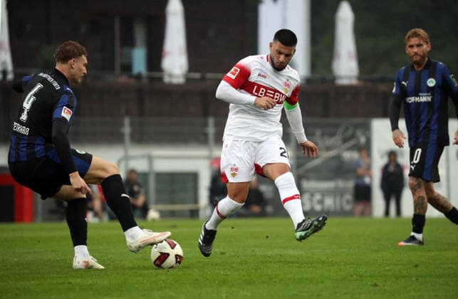 October 1, 2026 VfB Stuttgart vs. SpVgg Greuther Fürth Germany, Großaspach, October 1, 2026, Soccer, Bundesliga, 2026–2027 season, Friendly match, VfB Stuttgart vs. SpVgg Greuther Fürth, Deniz Undav, VfB Stuttgart